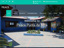 Tablet Screenshot of peacepuntademita.org